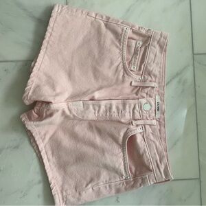 GRLFRND Pink Jean Shorts Classic Casual Style